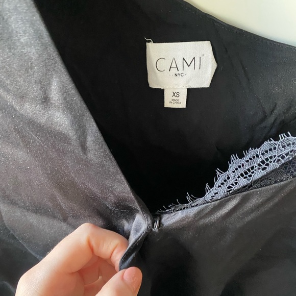 Cami NYC off shoulder silk top - Picture 5 of 5